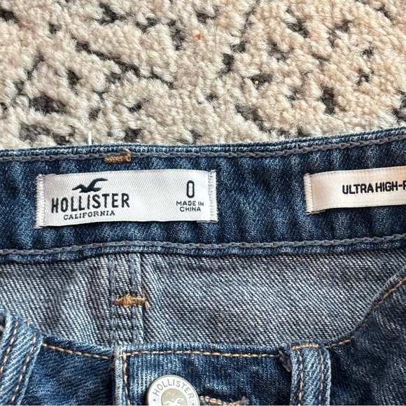 Hollister Classic Blue Denim Mini Skirt - Picture 3 of 3
